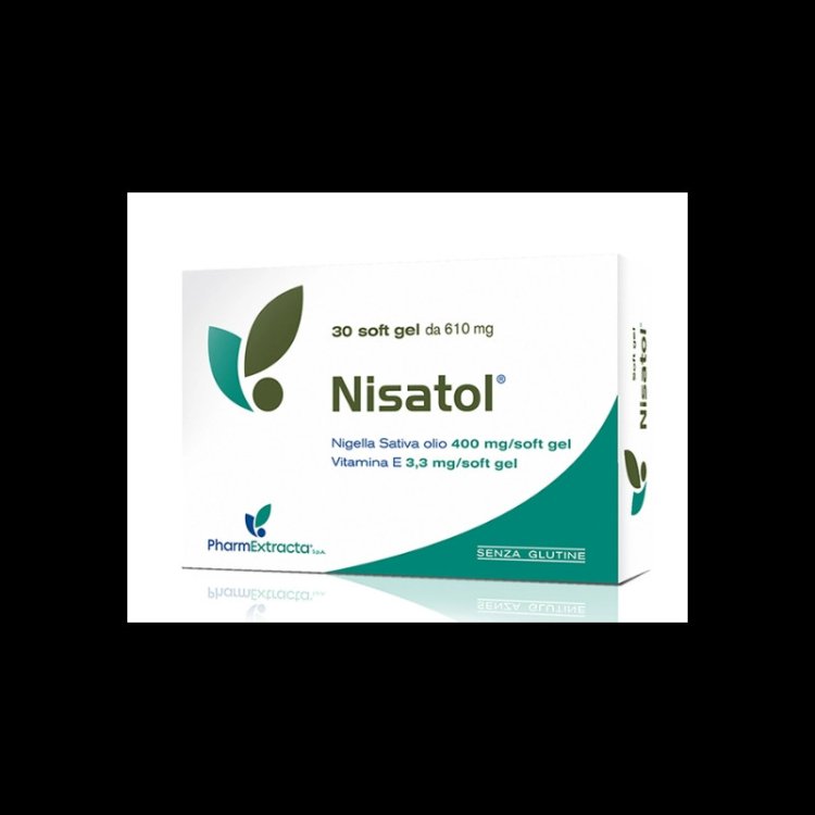 PharmExtracta Nisatol Integratore Alimentare per Benessere con Vitamina E 30 Soft Gel