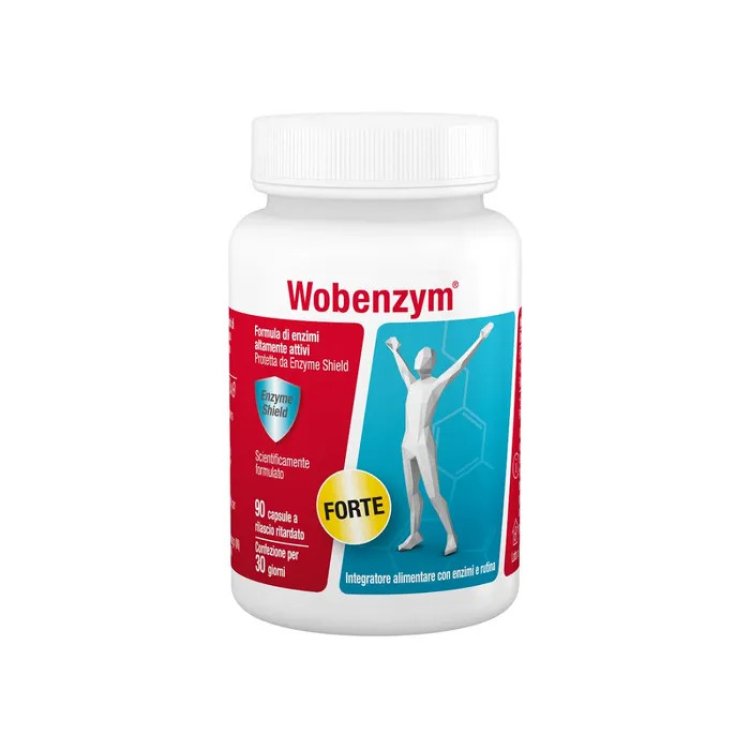 Wobenzym Forte Integratore Enzimatico per Benessere Fisico 90 Capsule
