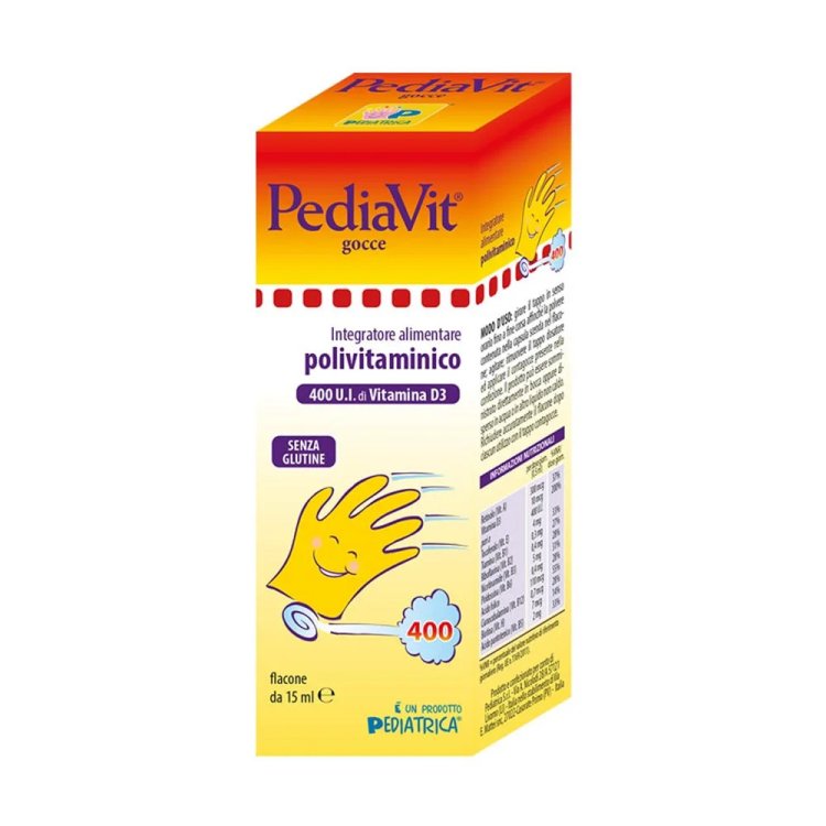 Pediatrica PediaVit Gocce, Integratore Multivitaminico per Bambini, 15 ml Pediatrica PediaVit Gocce, Integratore Multivitaminico per Bambini, 15 ml