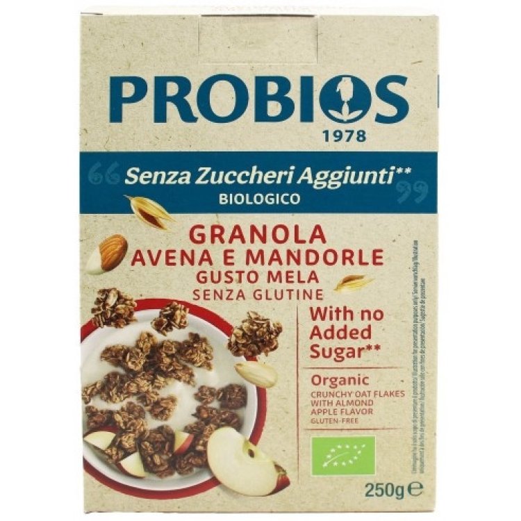Probios Granola Avena e Mandorle Senza Zuccheri Aggiunti 250 g