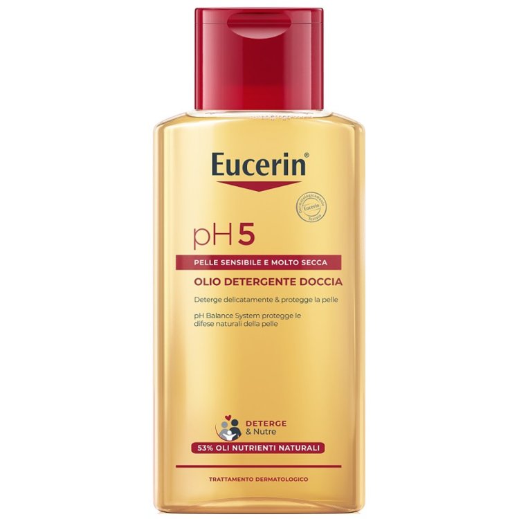 Eucerin PH5 Olio Detergente Doccia Idratante per Pelle Sensibile 200ml