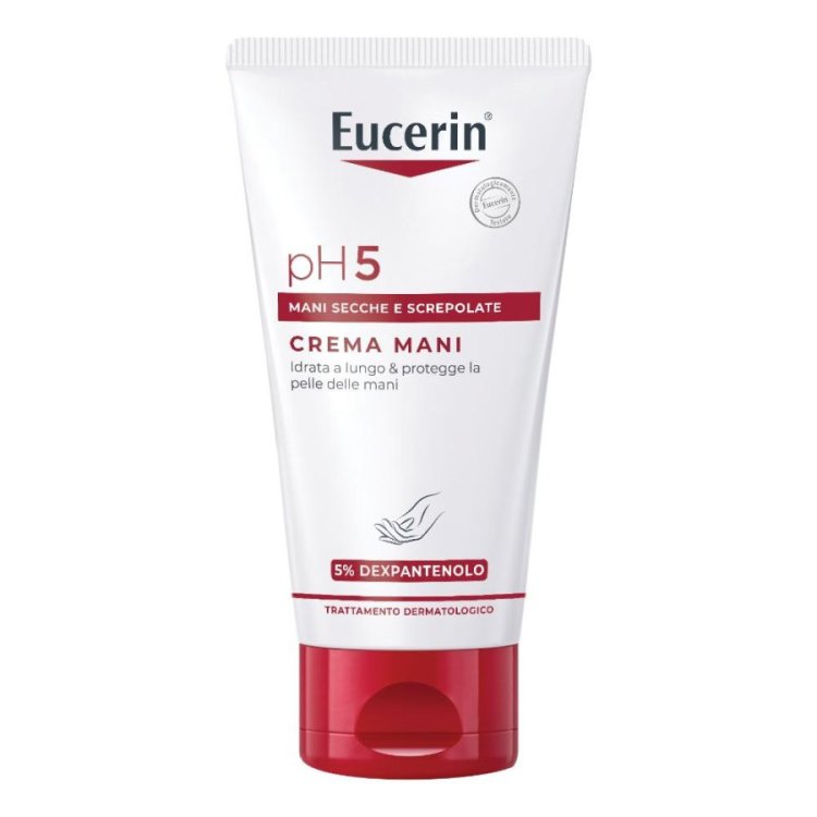 Eucerin pH5 Crema Mani Idratazione Lunga Durata Pelle Sensibile 75ml