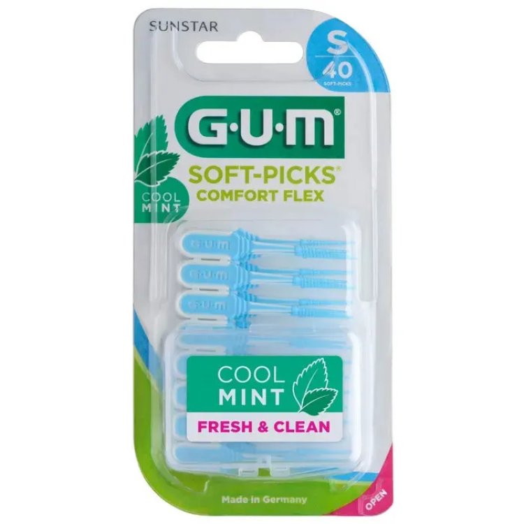 Gum Soft Pick Mint Comfort Flex Small Scovolini Interdentali 40 Pezzi