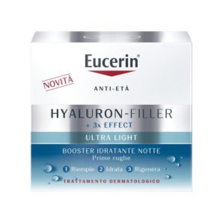 Eucerin Hyaluron Filler Booster Idratante Notte Trattamento Viso Anti-Et&agrave; 50ml