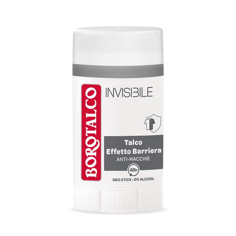 Borotalco Deodorante Stick Invisible Grigio 48h