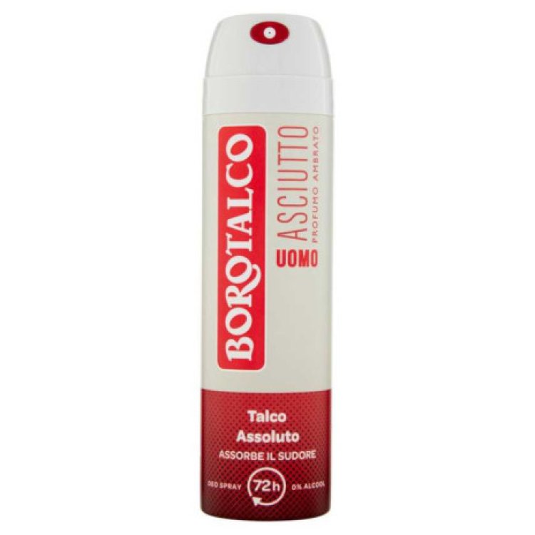 Borotalco Uomo Asciutto Ambrato Deodorante Spray 150 ml