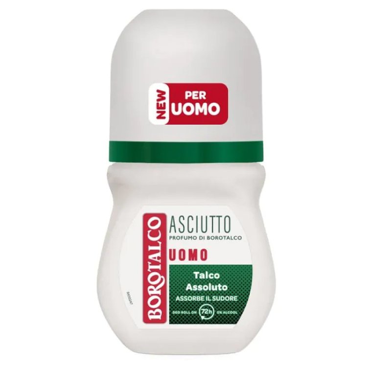Borotalco Deodorante Uomo Roll-On Asciutto 50ml