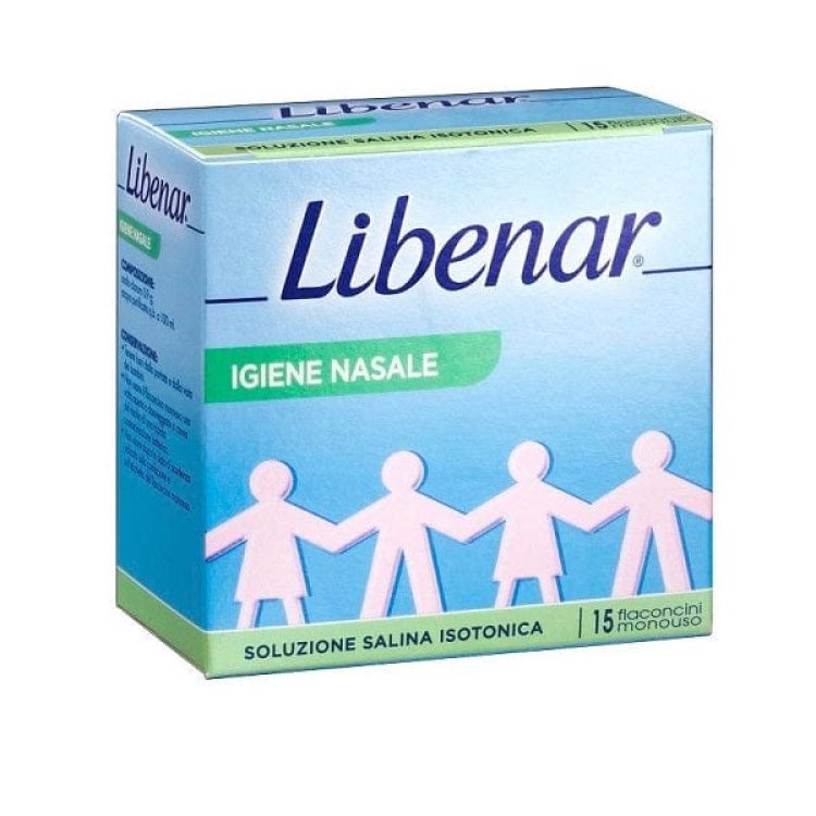 Libenar Igiene Nasale Isotonica Soluzione Sterile 15 Flaconcini Libenar Igiene Nasale Isotonica Soluzione Sterile 15 Flaconcini