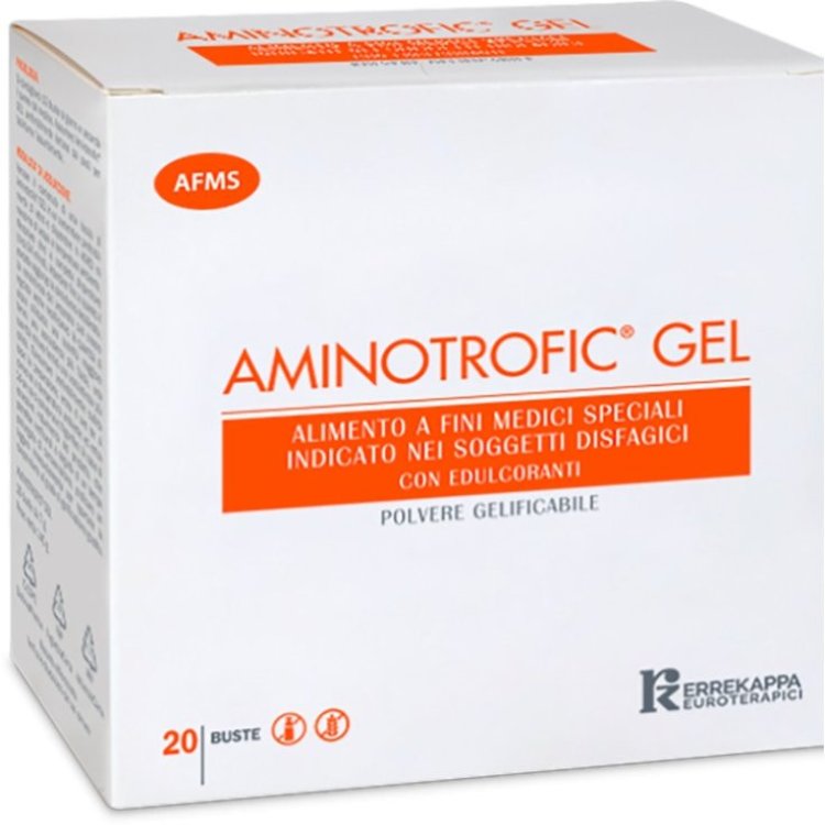 Aminotrofic Gel per Disfagia e Sintesi Proteica Senza Glutine 20 Bustine