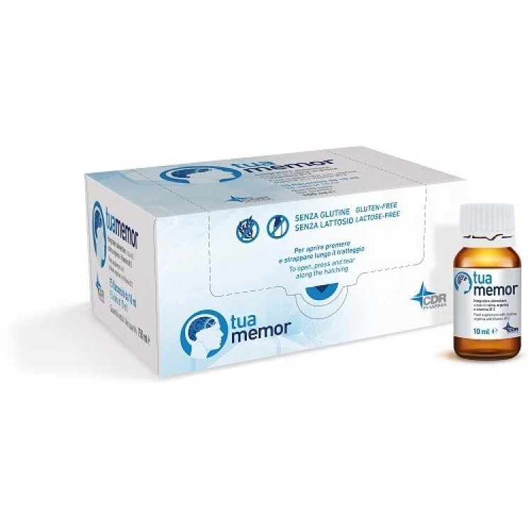 Cdr Pharma Meamemor Integratore Alimentare per Memoria e Concentrazione - 15 Flaconcini Cdr Pharma Meamemor Integratore Alimentare per Memoria e Concentrazione - 15 Flaconcini