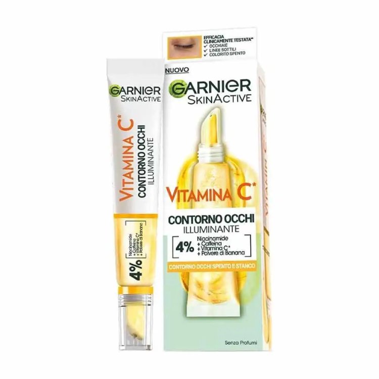 Garnier Vitamina C Contorno Occhi Illuminante Anti-Occhiaie 15ml Garnier Vitamina C Contorno Occhi Illuminante Anti-Occhiaie 15ml