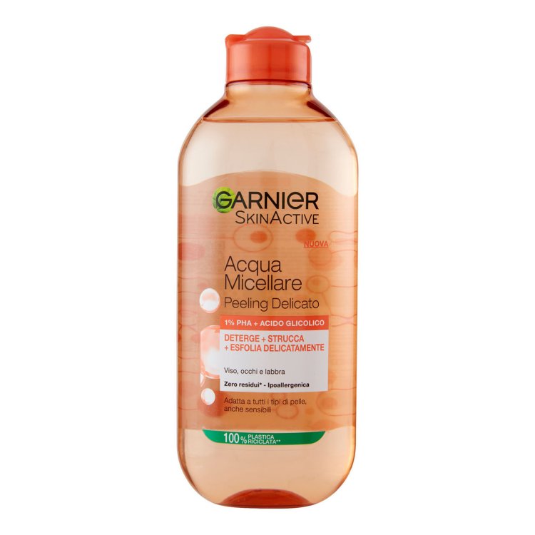 Garnier Acqua Micellare Peeling Delicato 1% PHA + Acido Glicolico 400ml Garnier Acqua Micellare Peeling Delicato 1% PHA + Acido Glicolico 400ml
