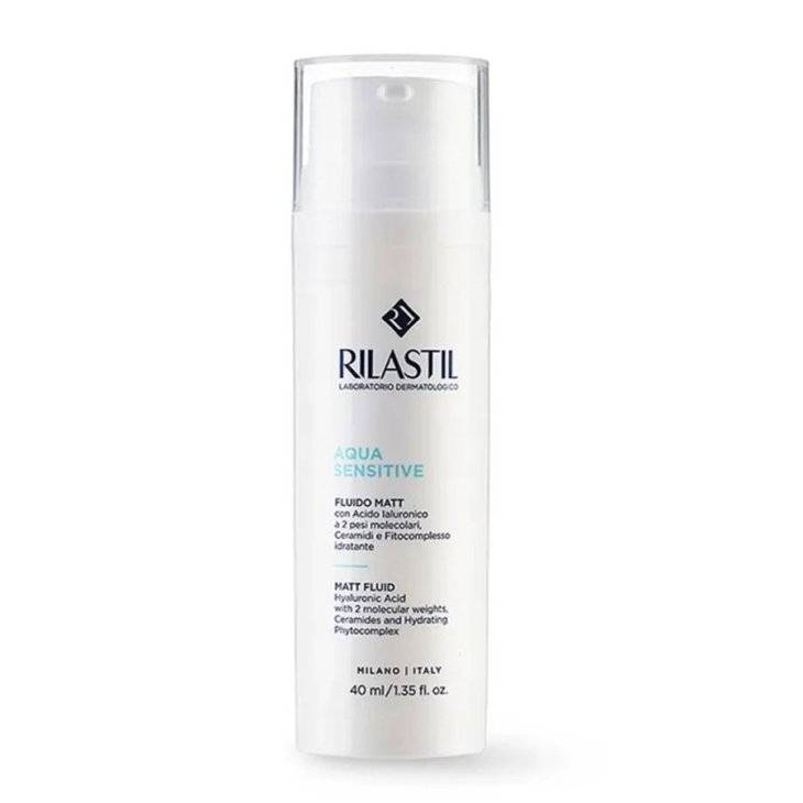 Rilastil Aqua Sensitive Fluido Viso Idratante Opacizzante Pelle Sensibile 40ml Rilastil Aqua Sensitive Fluido Viso Idratante Opacizzante Pelle Sensibile 40ml