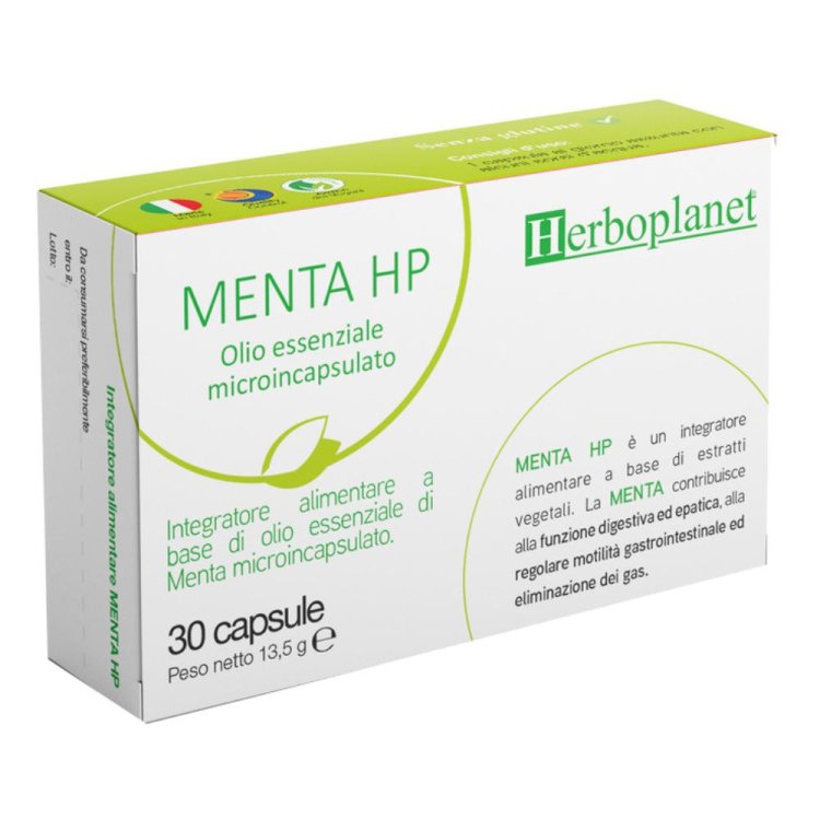 Herboplanet Menta HP Integratore Funzione Digestiva 30 Capsule