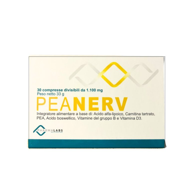 Pharma Labs Peanerv Integratore Alimentare per Sistema Nervoso 30 Compresse