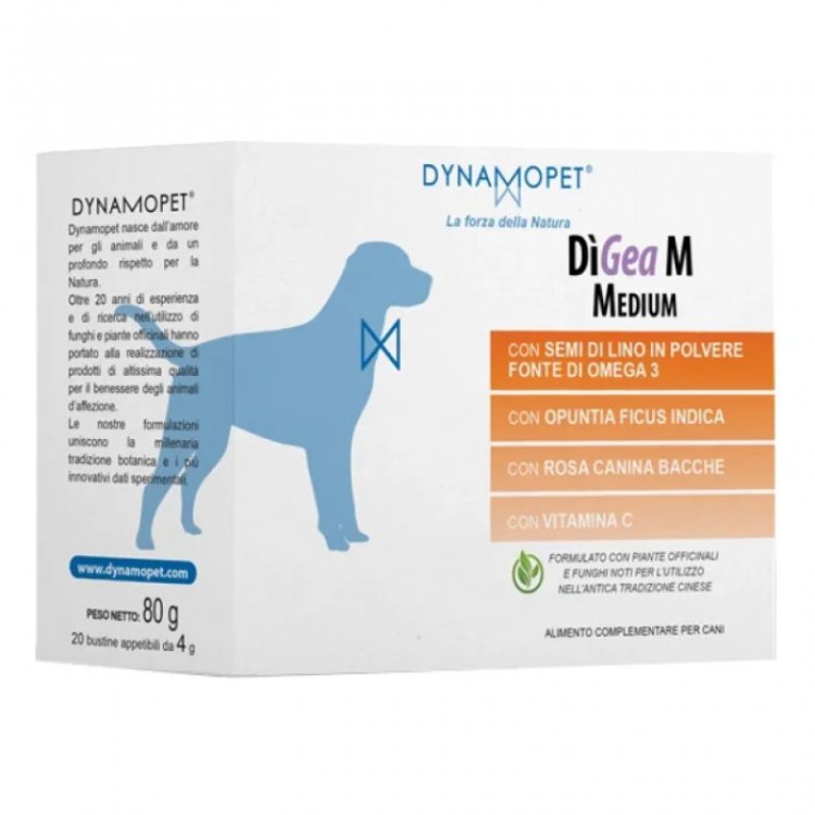 Dynamopet Digea M Integratore Supporto Metabolismo Cani 20 Bustine