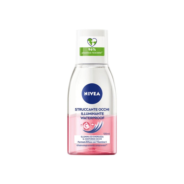 Nivea Struccante Occhi Illuminante Waterproof Bifase per Donna 125ml