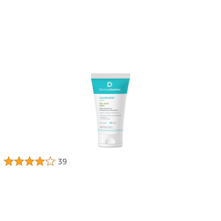 Dermovitamina Calmilene Gel Aloe Vera 200 Idratante e Lenitivo per Pelle Irritata 150ml