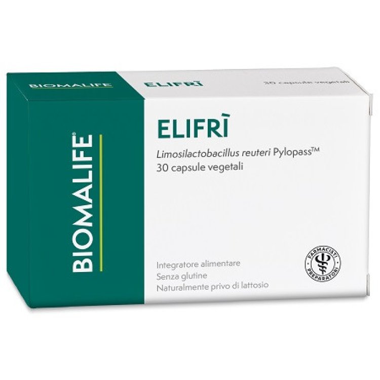 Biomalife Elifri Integratore per Equilibrio Flora Intestinale 30 Capsule