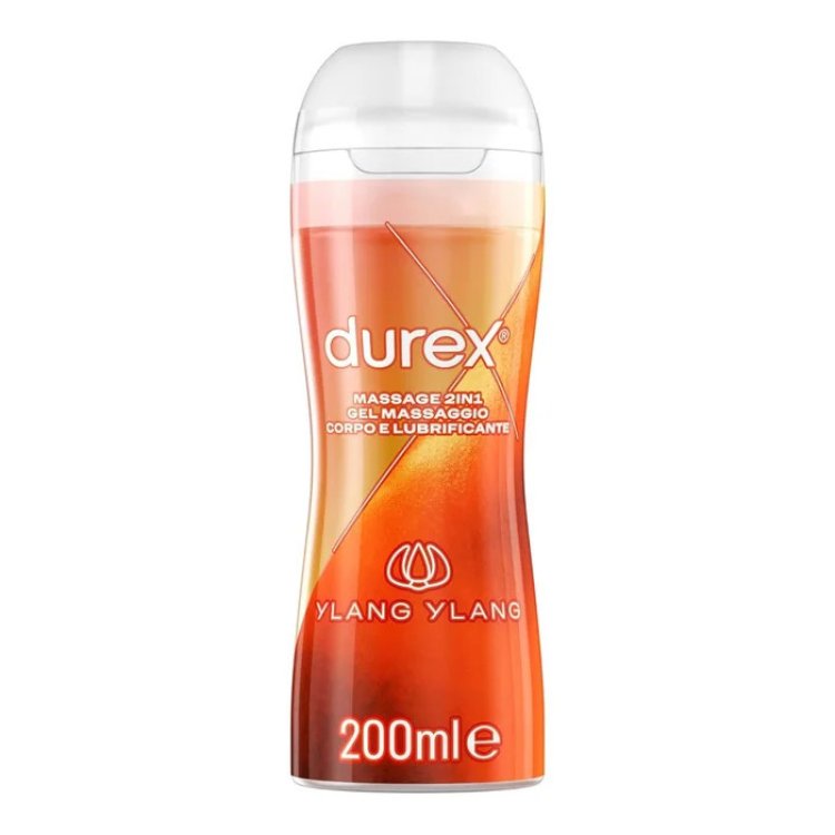 Durex Massage 2in1 Ylang Ylang Gel Massaggio Corpo e Lubrificante 200ml