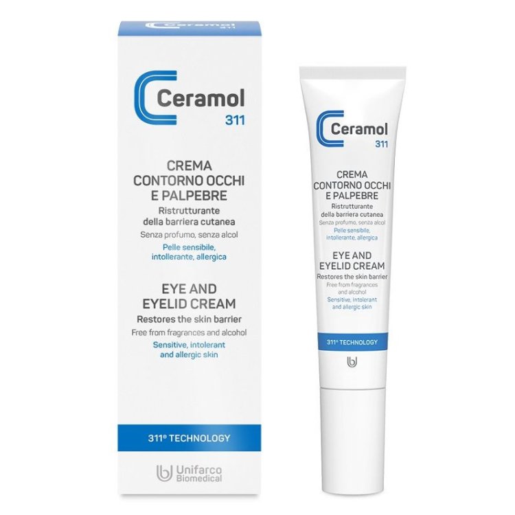 Ceramol Crema Contorno Occhi e Palpebre Pelle Sensibile Idratazione Intensa 15ml