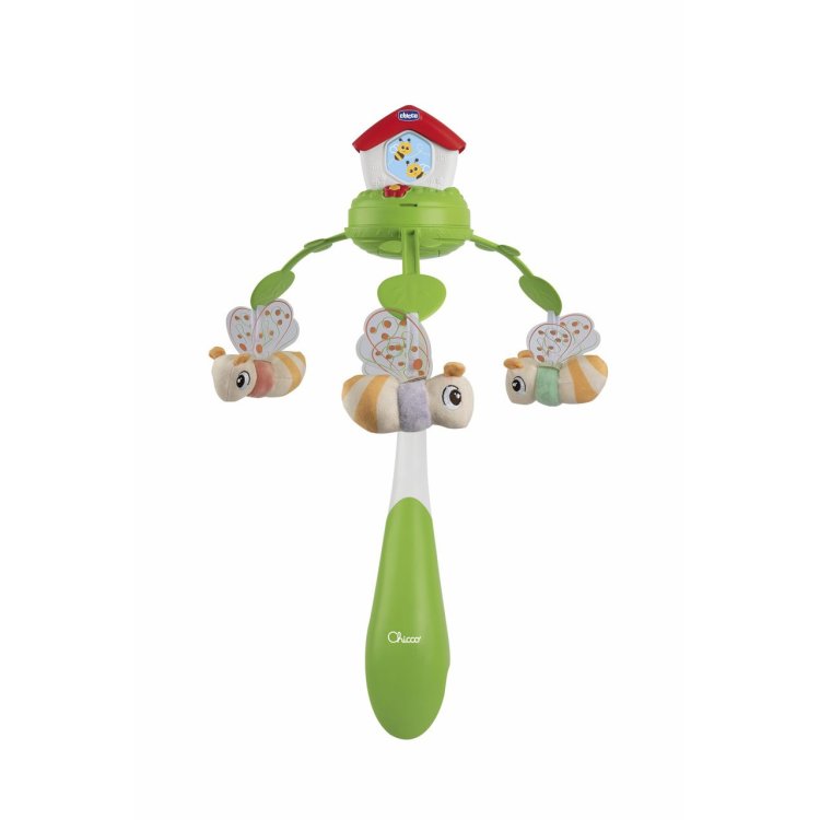 Chicco Magic Forest Giostrina Casina Delle Api 3-in-1 Lettino Proiettore