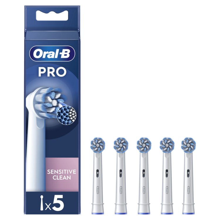 Oral-B Sensitive Clean EB60 Testine di Ricambio Ultra-Morbide 5 Pezzi Oral-B Sensitive Clean EB60 Testine di Ricambio Ultra-Morbide 5 Pezzi