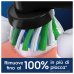 Oral-B Pro Cross Action Black Testine di Ricambio Per Spazzolino Elettrico 3 Pezzi
