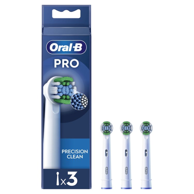 Oral-B Pro Precision Clean Testine di Ricambio Per Spazzolino Elettrico 3 Pezzi