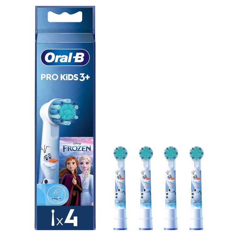 Oral-B Kids Pro 3+ Spazzolino Elettrico per Bambini Frozen con 4 Testine