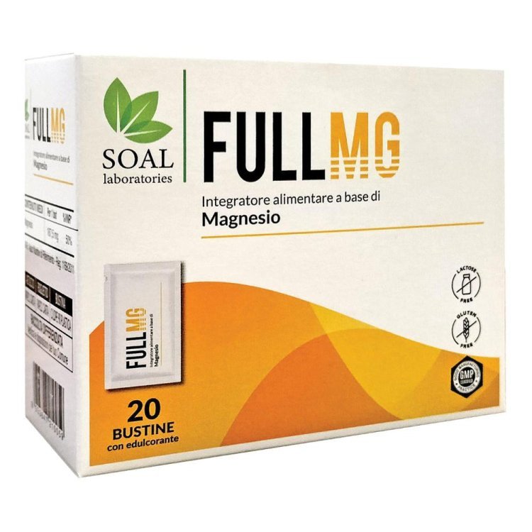 Soal Pharma Fullmg Integratore Alimentare Magnesio Contro Stanchezza - 20 Bustine Soal Pharma Fullmg Integratore Alimentare Magnesio Contro Stanchezza - 20 Bustine