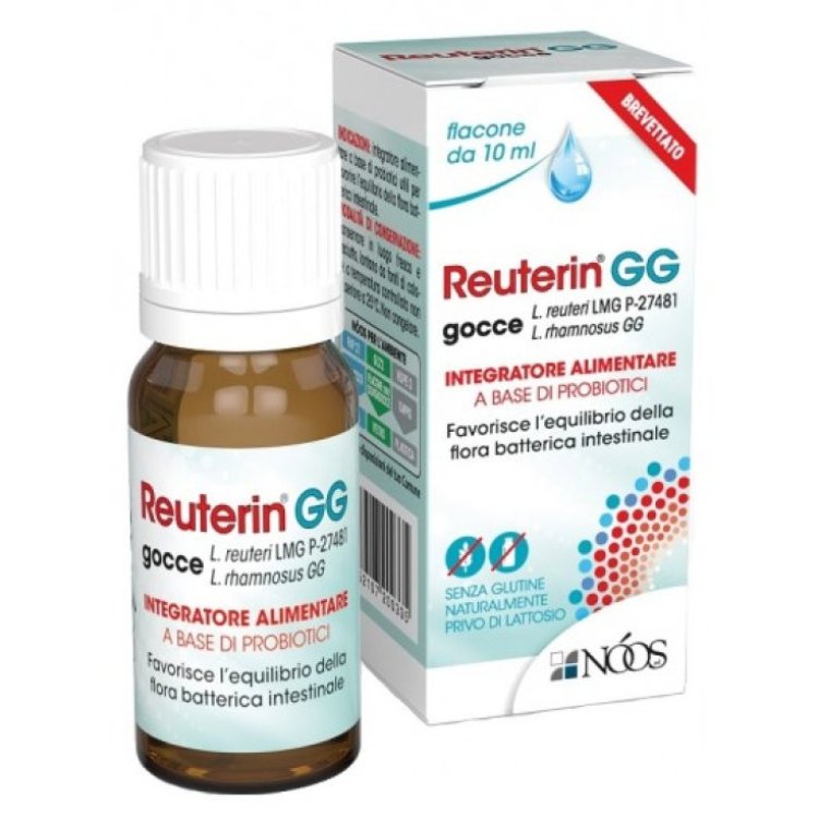 Noos Reuterin GG Integratore Probiotico per Equilibrio Flora Intestinale Gocce 10ml