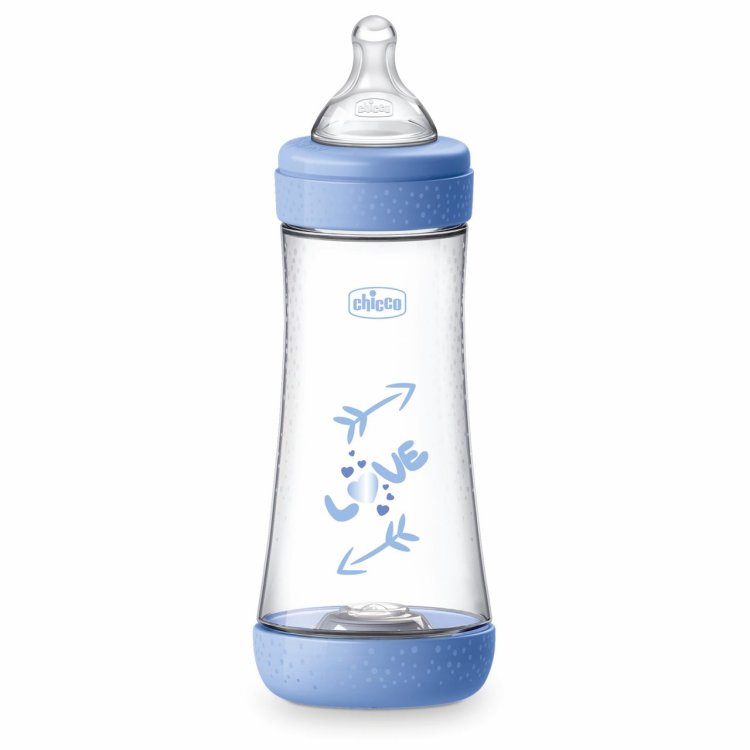 Chicco Perfect 5 Biberon Flusso Rapido 300ml Boy Chicco Perfect 5 Biberon Flusso Rapido 300ml Boy