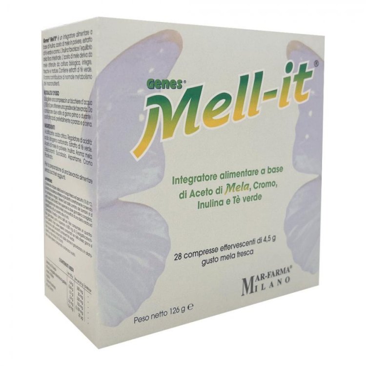Mar-Farma Genes Mell-it Integratore per Flora Intestinale 28 Compresse Effervescenti