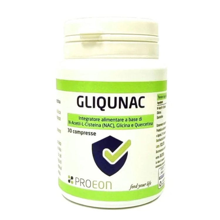 Proeon Srl Gliqunac Integratore Alimentare per Benessere 30 Compresse