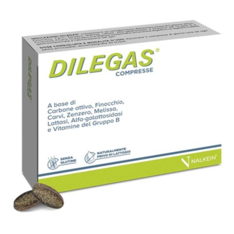Nalkein Dilegas Compresse per Digestione e Gonfiore Addominale 30 Cpr