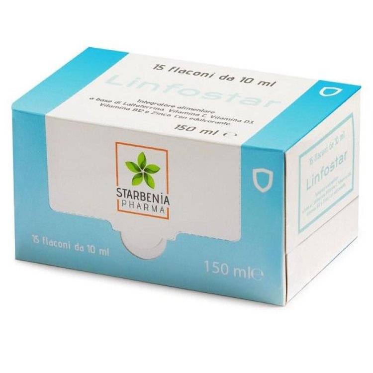 Starbenia Pharma Linfostar Integratore per Sistema Immunitario 15 Flaconcini