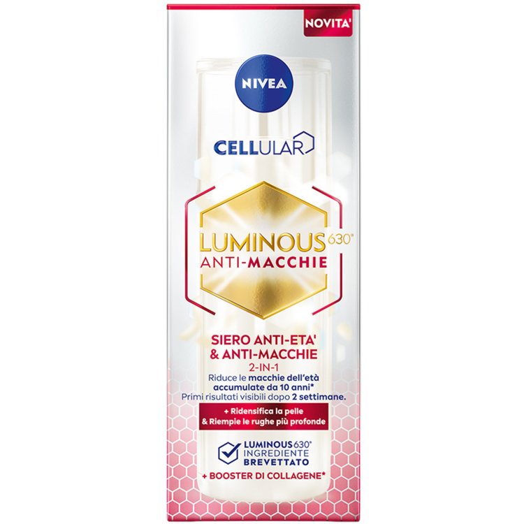 Nivea Cellular Luminous630 Siero Viso Anti-Et&agrave; e Anti-Macchie 30ml