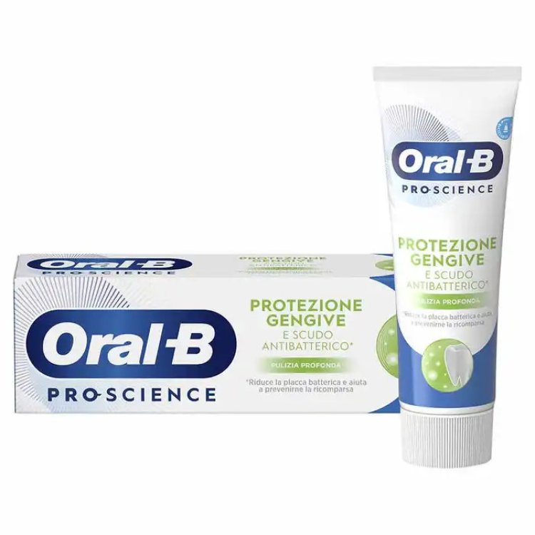 Oral-B Pro-Science Dentifricio Protezione Gengive Antibatterico Menta 75ml