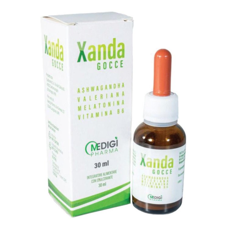 Medigi' Pharma Xanda Gocce Integratore per Sonno e Relax - 30ml