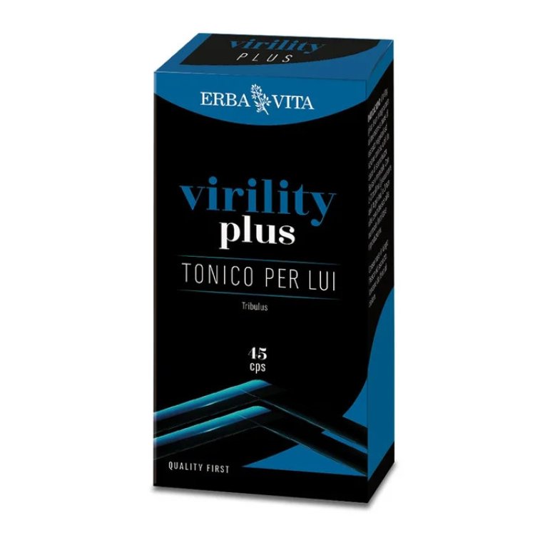 Erba Vita Virility Plus Integratore Tonico per Fertilit&agrave; Uomo 45 Capsule
