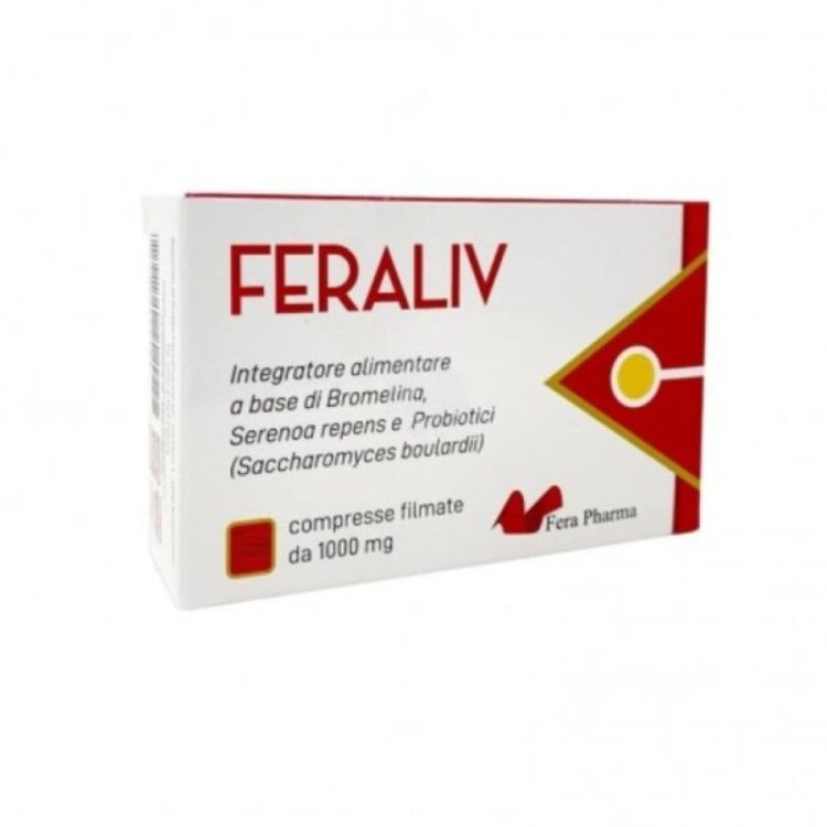 Fera Pharma Feraliv Integratore Supporto Funzione Epatica 60 Compresse Fera Pharma Feraliv Integratore Supporto Funzione Epatica 60 Compresse