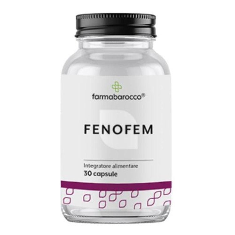 Farmabarocco Fenofem Integratore Alimentare per Menopausa - 30 Capsule