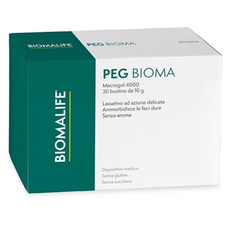 Unifarco Pegbioma Macrogol Bustine Monodose per Stipsi 30 Bustine