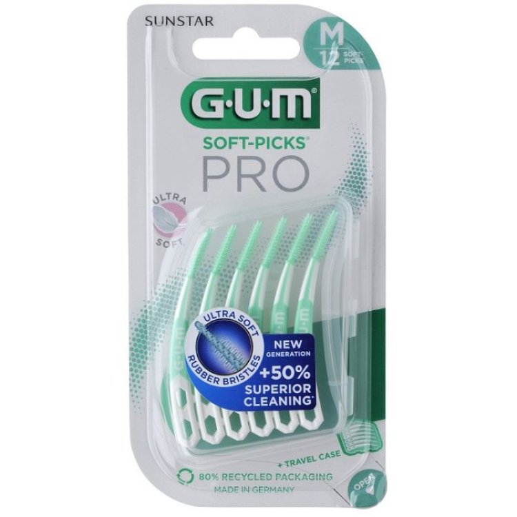 Gum Soft-Picks Pro Medium Scovolini Interdentali 12 pezzi