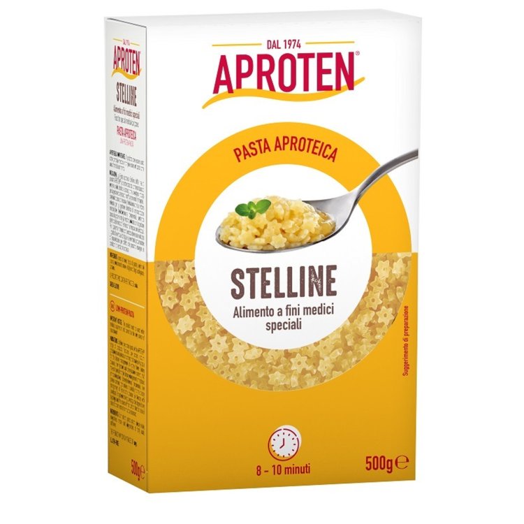 Aproten Pastina Stelline Dietetica Aproteica per Insufficienza Renale 500 g