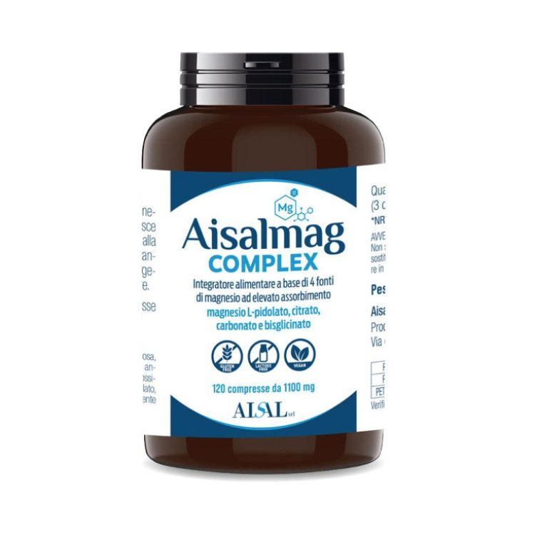 Aisalmag Integratore di Magnesio per Sistema Nervoso 120 Compresse Aisalmag Integratore di Magnesio per Sistema Nervoso 120 Compresse