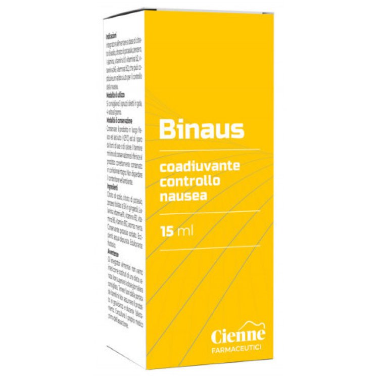 Cienne Distribuzione Binaus Spray per Controllo Nausea 15ml