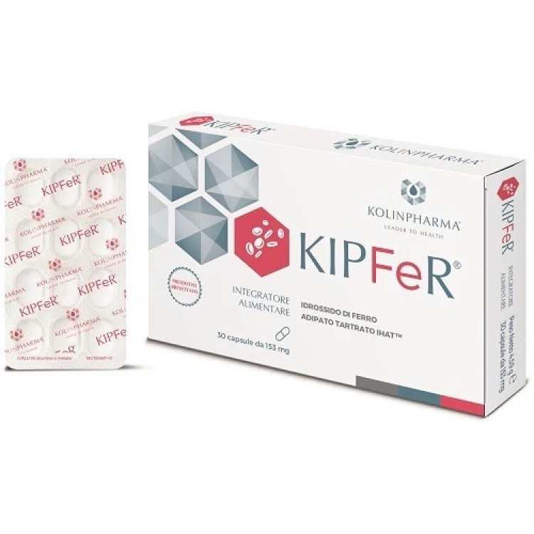 Kolinpharma Kipfer Integratore Alimentare Ferro 30 Capsule Kolinpharma Kipfer Integratore Alimentare Ferro 30 Capsule