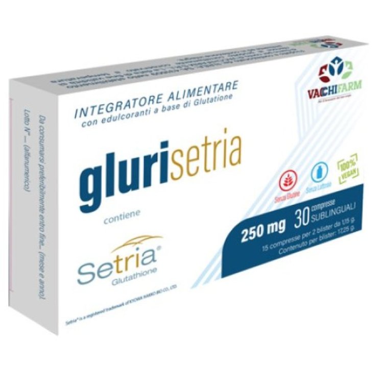 Vacchifarm Glurisetria Integratore alimentare a base di glutatione 30 compresse
